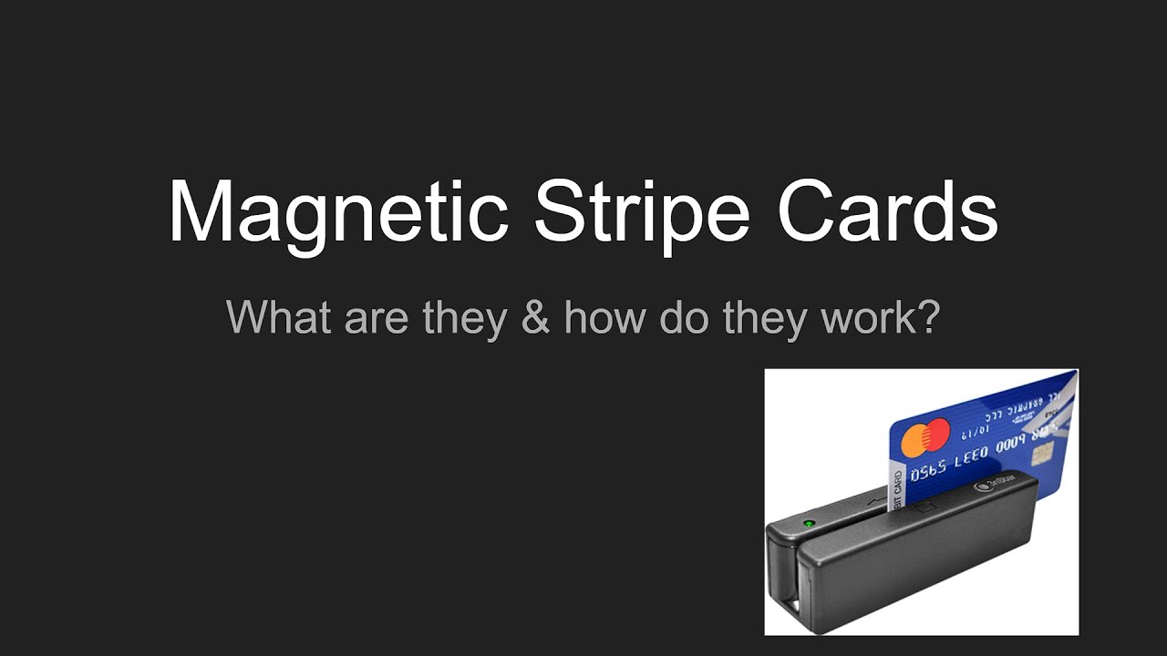 Magnetic Stripe Readers Work - YouTube