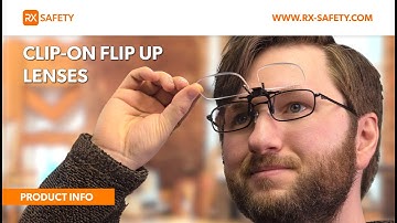 Clip-On Flip Up Magnifying Lenses from RX Safety!