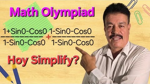 HOW SOLVE DEFORMATION: TRIGONOMETRIC IDENTITIES FOR MATH OLYMPIAD | MATHEMATICAL OLYMPIAD