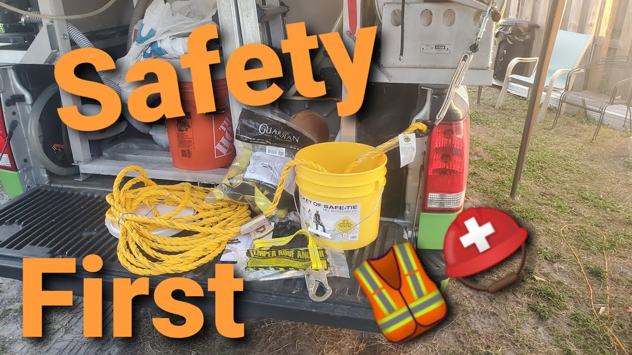 Roof Washing Safety Harness...We are Super Busy