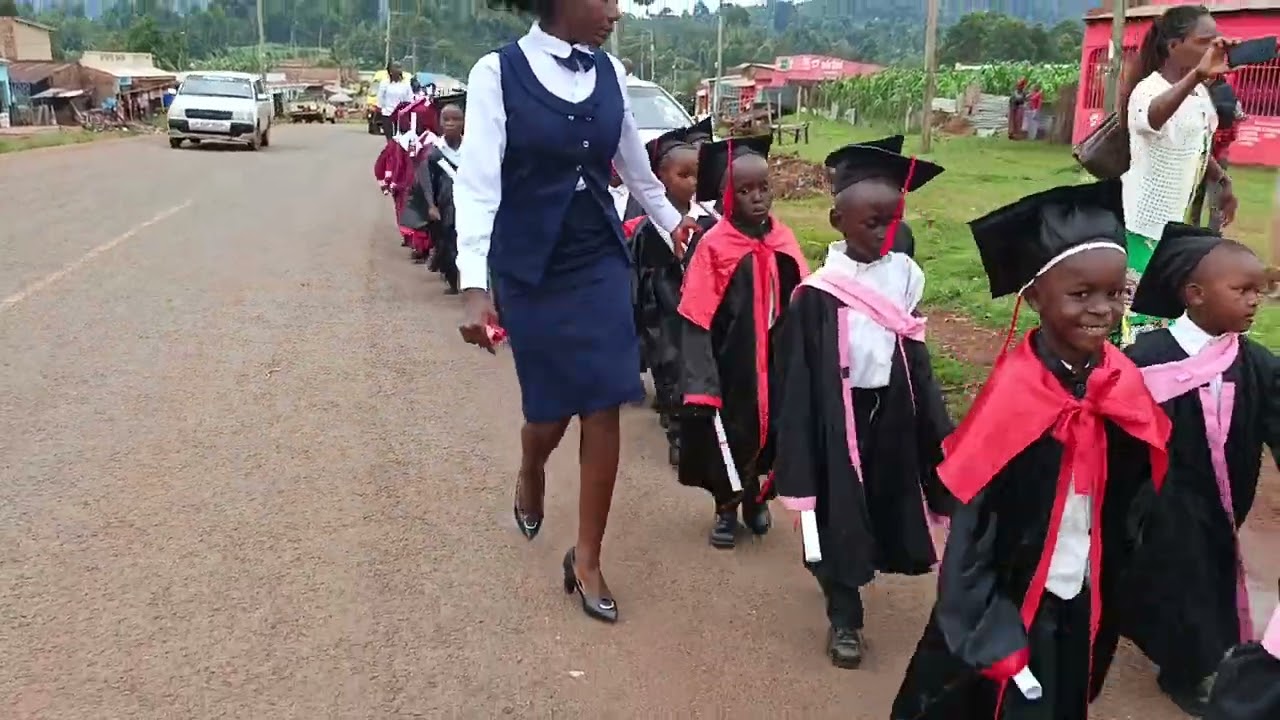Manga Highway Complex (C.B.D)leaners having a road show during their  graduation ceremony. 2025
