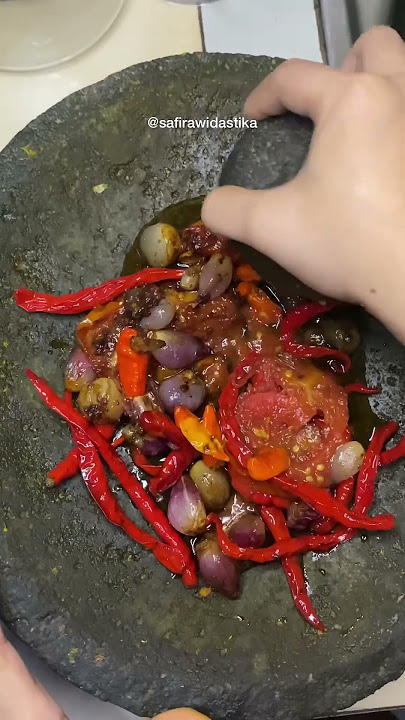 Resep Sambal Terasi/sambal tomat cocok untuk ayam goreng dan sayur asem!