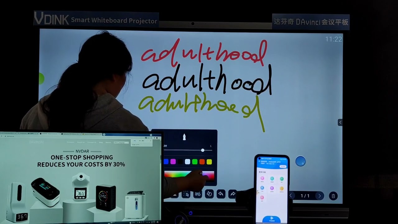Vdink Best customized,interactive flat panel price,monitor touch screen hp,China Factory
