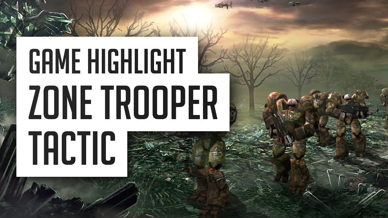 [C&C3: Kane's Wrath] Game Highlight - GDI Zone Trooper Tactic - YouTube