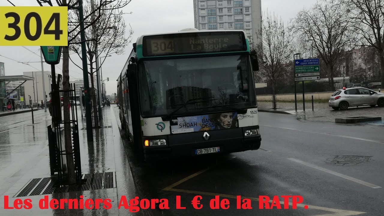 Les derniers Agora L €2 de la RATP: ligne 304.