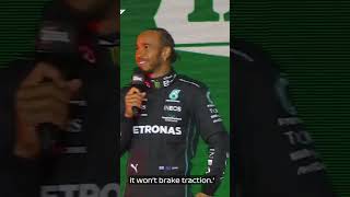 Lewis Hamilton's Safety Car prank on  George Russell 'I turn off the traction control' #shorts 😆