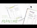 minimal bullet journal plan with me 🌿 may + june 2020