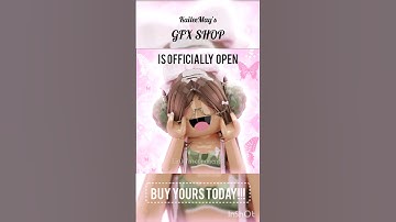 Roblox GFX Store OFFICIALLY OPEN!!! #Roblox #BUY #Store #gfxroblox