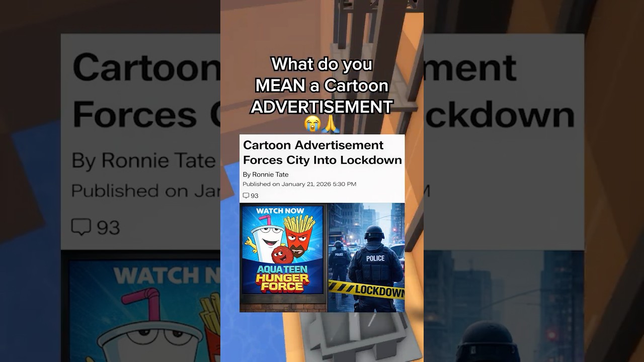 Cartoon Ad Causes Citywide Lockdown 😭🙏 #roblox #robloxrant #rblx #relatable #rorants