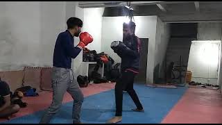 Naveed Awan Stident Faisal Vs Farhan Boxing Sparing