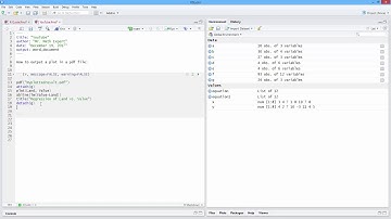 How to Output a Plot in PDF in R. [HD]