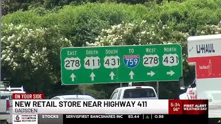 New retail store near Highway 411 in Gadsden