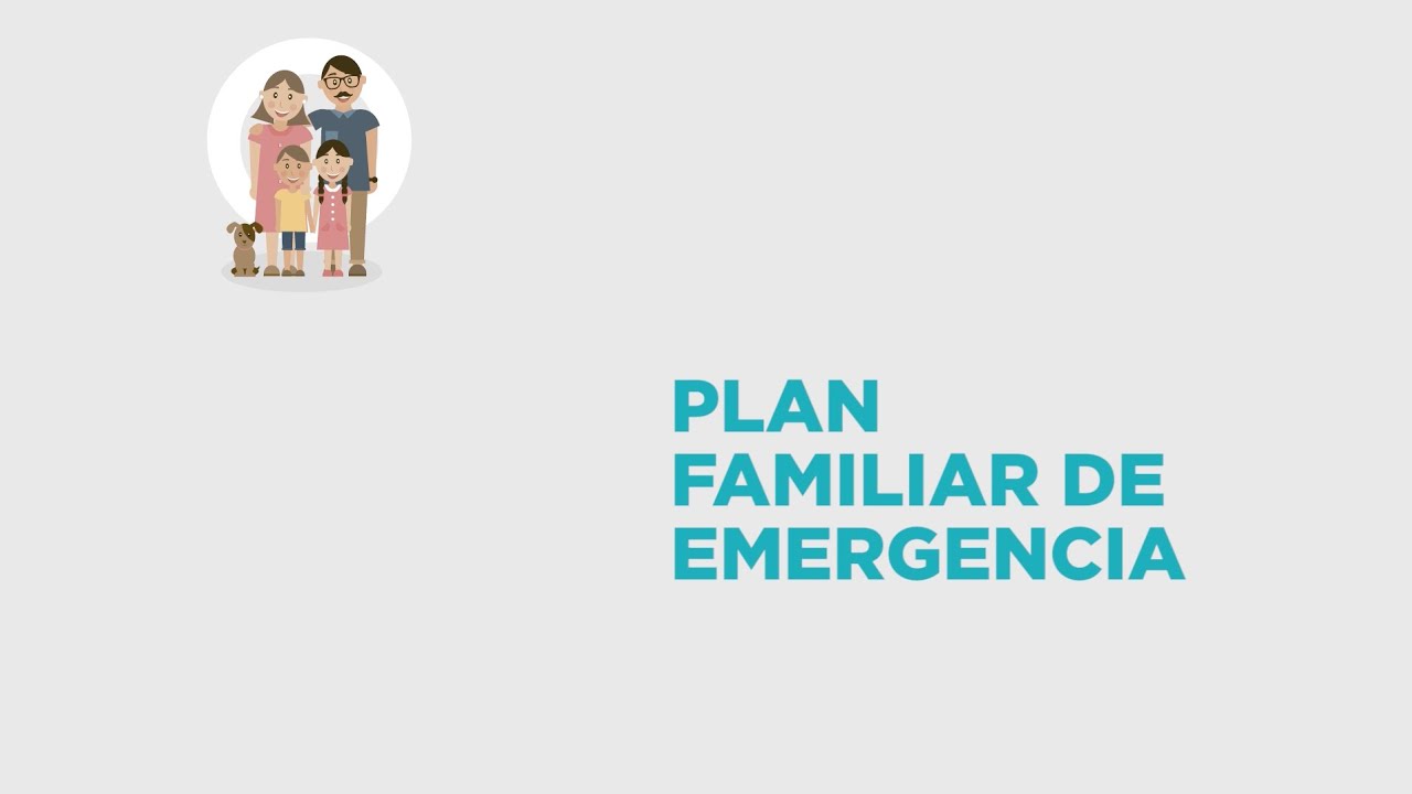 plan de emergencias familiar