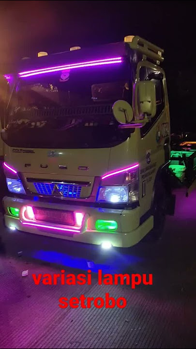 Variasi lampu strobo mobil truk