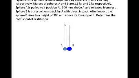 impact and collision pendulum 1