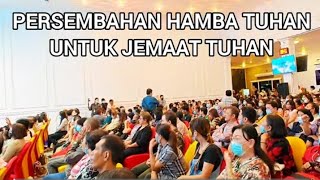 Cuman di sini ❤️ Hamba Tuhan bagi2 Berkat di Kebaktian & semua yg hadir dpt Berkat2 Jasmani & Rohani