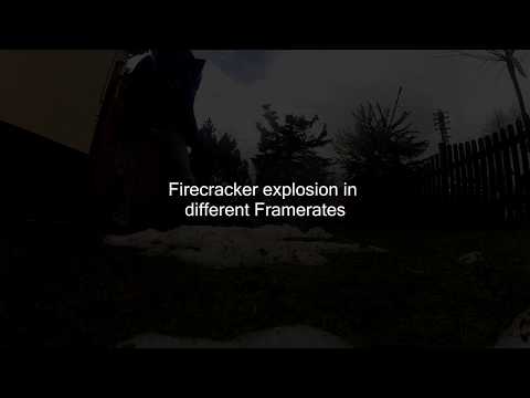Firecracker from 1,000 to 30,000 fps - Slow Motion - Chronos 1.4
