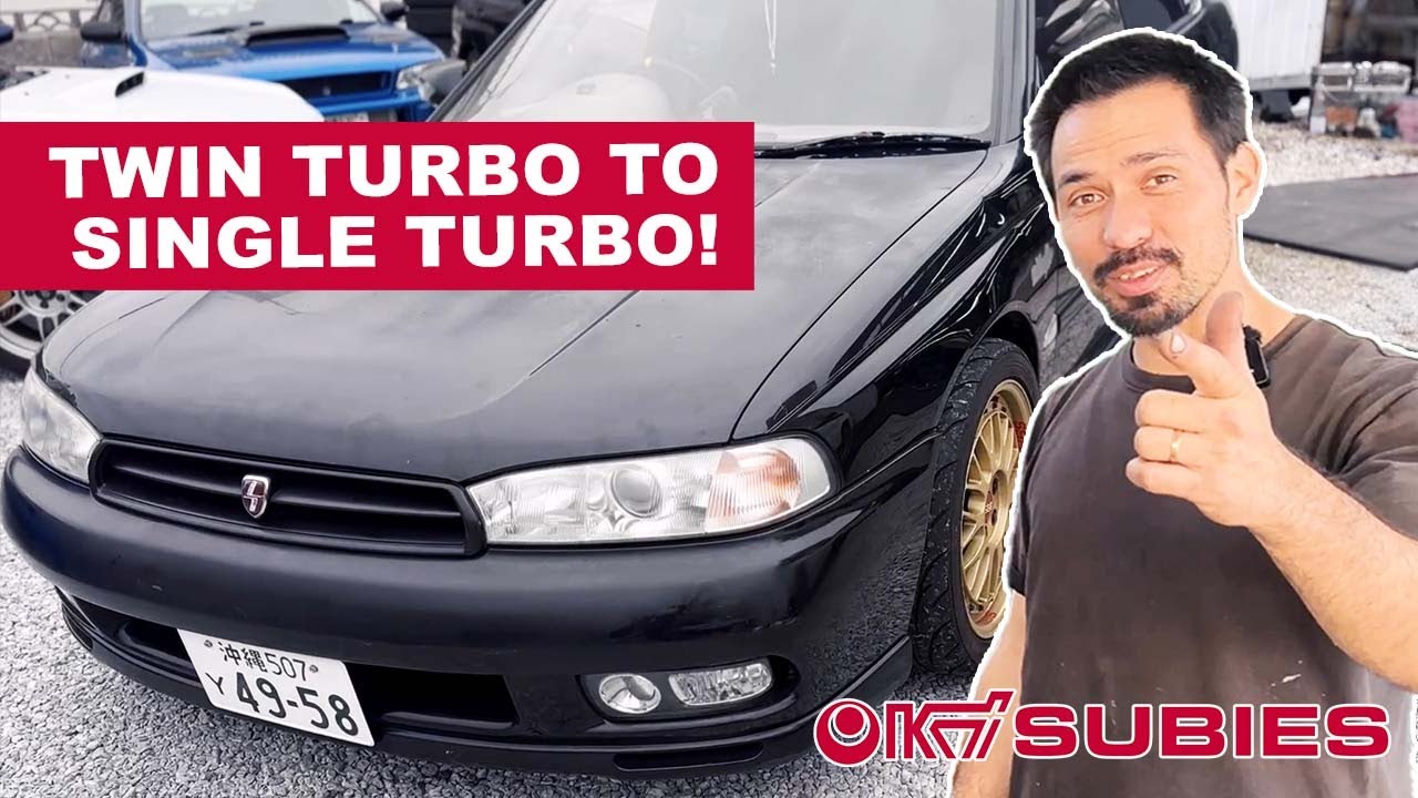 How to convert a Subaru Legacy from a Twin Turbo into single Turbo