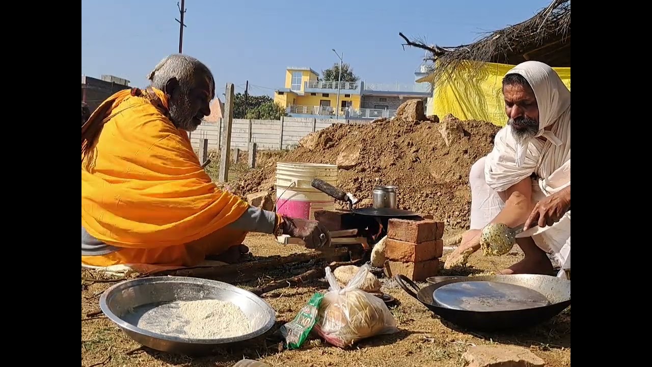 चित्रकूट धाम के दो दिव्यसंत की अद्भुत चमत्कारी टिक्कड प्रसादी #manav sewa 