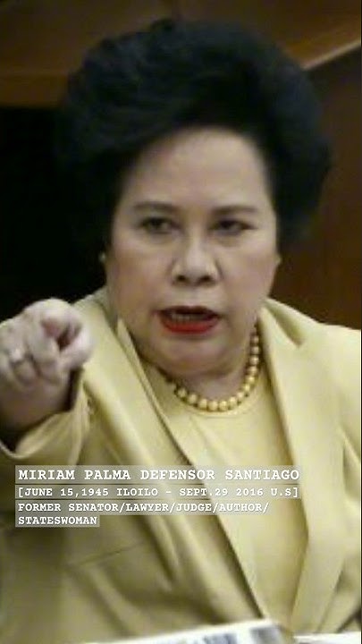 Miriam Defensor Santiago Funny Moments 😂Funny Moments of Former Senator Miriam Defensor-Santiago #throwback #