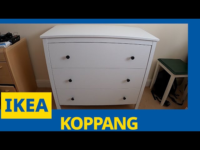 Ikea KOPPANG Chest of 3 drawers Assembly and Unboxing Step by Step