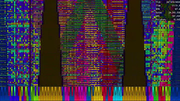 [black midi] bad apple decimation mode 2.1 billion notes no lag (Ocr, Bad audio)