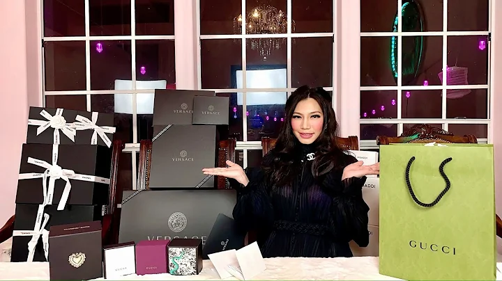 Luxury Designer UNBOXING Haul:Chanel,Gucci,Amina Muaddi,Versace& DolceGabbana+Client's Haul.FVlog#4