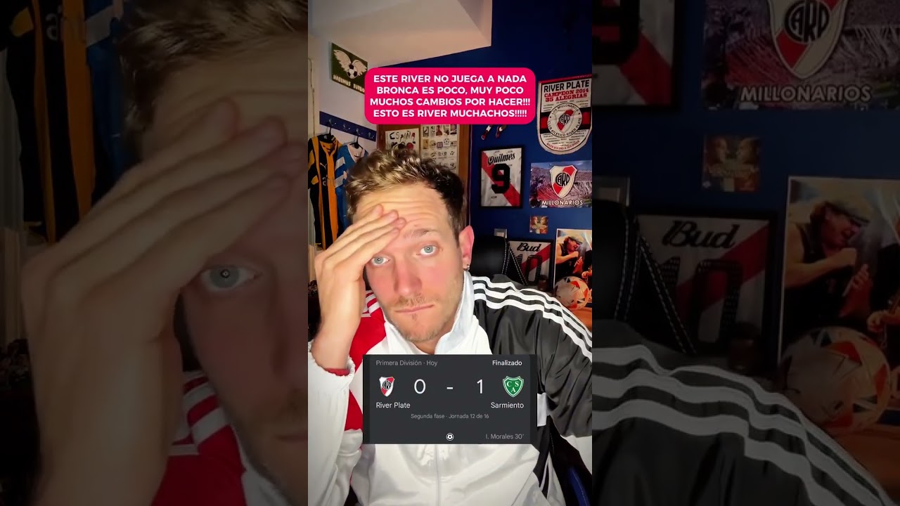 PERDIÓ RIVER CONTRA SARMIENTO, SE VA GALLARDO?