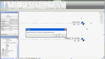 Revit, Project Basics - Modeling a Basement Part 1, Creating Levels for our Project