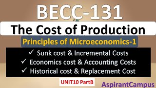 BECC 131 : THE COST OF PRODUCTION