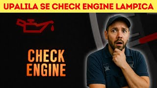 Žuta lampica motora (Check Engine Light) – Najčešći uzroci, šta znači i kako da je ugasiš sam! ⚠️🚗