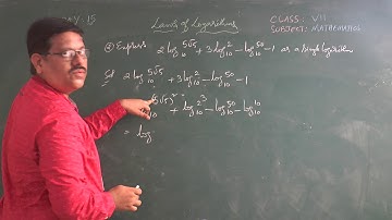 NARAYANA SCHOOLS OLYMPIAD VII MATHS LAWS OF LOGARITHMS-2