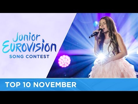 Top 10: Most watched in November - Junior Eurovision Song Contest