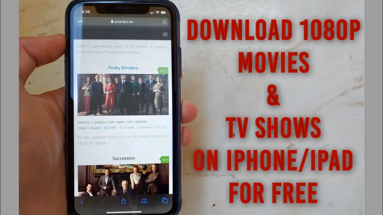How To Download Movies & TV Shows For FREE On iPhone/iPad Running iOS