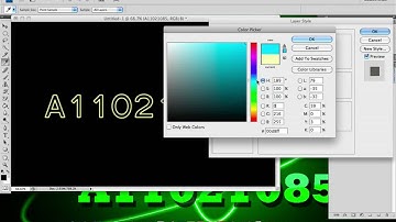 How to make a cool glowing neon text effect in adobe photoshop