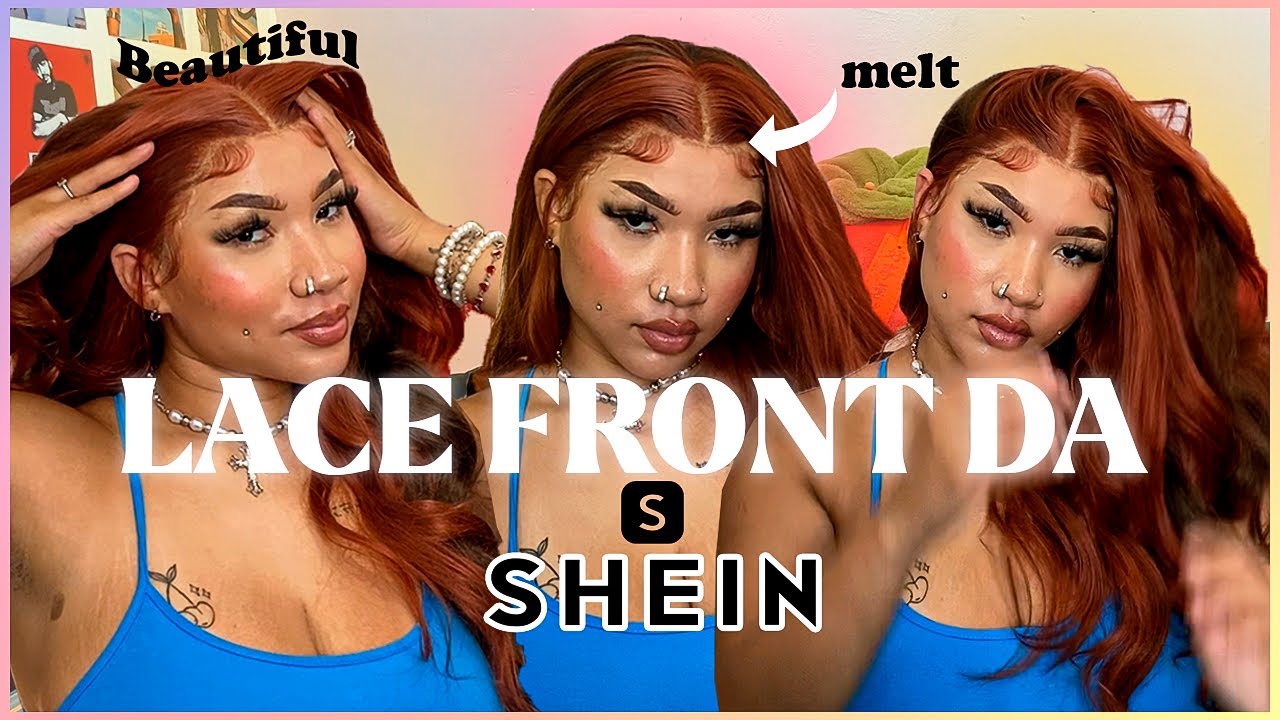 APLICANDO LACE FRONT RUIVA DA SHEIN PASSO A PASSO | IZALU LACE FRONT #sheinforall #shein