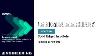 Academy Solid Edge | Tutorial | Famiglie di Assieme