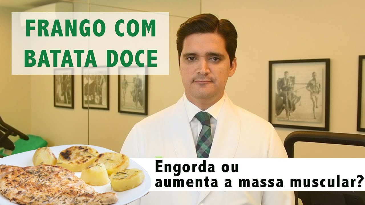 Dieta com frango, ovo e batata-doce realmente ajuda a ganhar massa