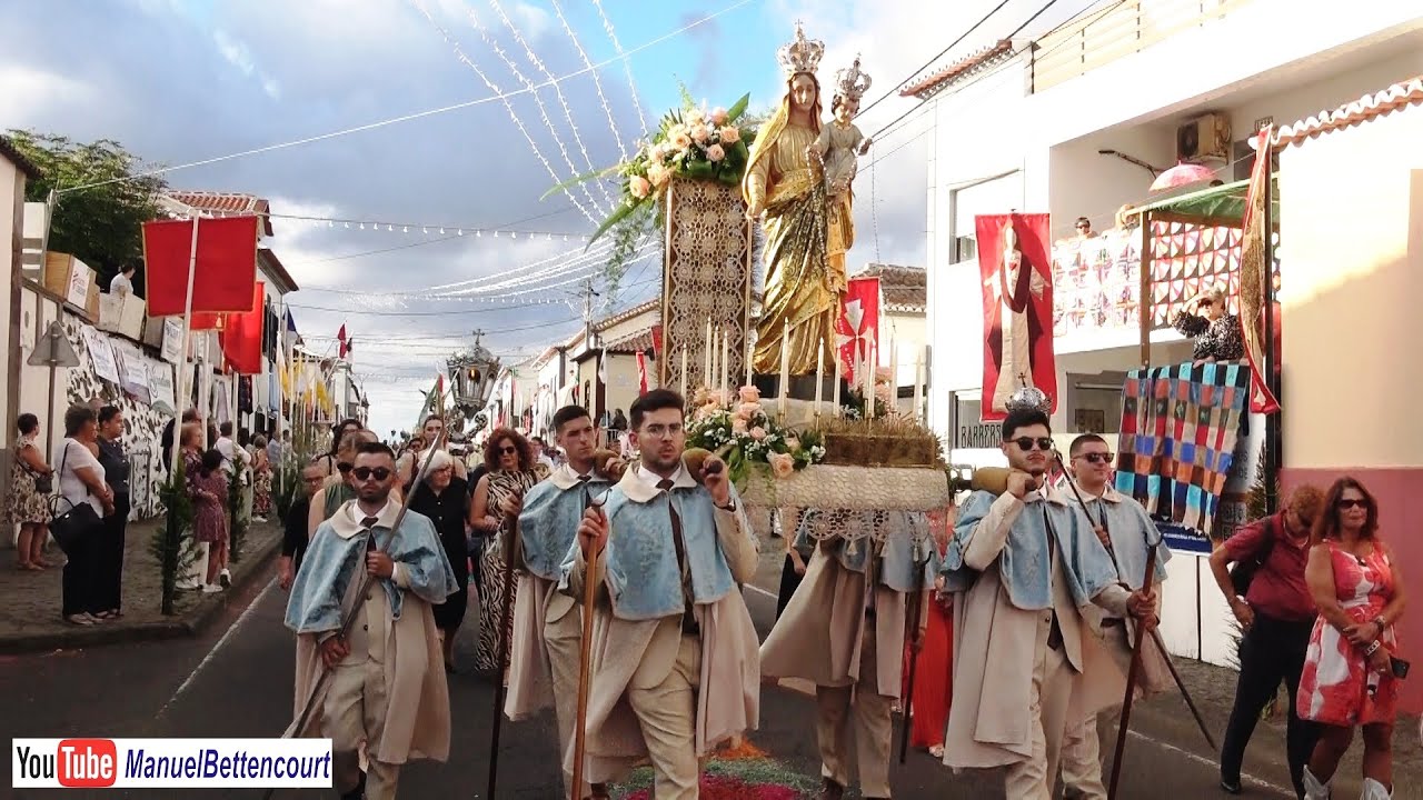 Procissão de Nª Senhora do Rosário e S. Miguel Arcanjo | Festas Vila das Lajes 2025  Terceira Acores
