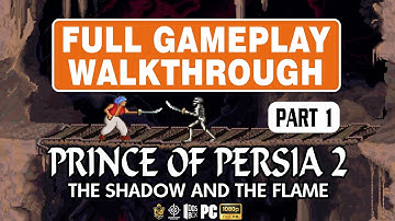 Prince of Persia 2 The Shadow and The Flame 1993 (POP 2) | Full Gameplay Walkthrough Part 1 Longplay