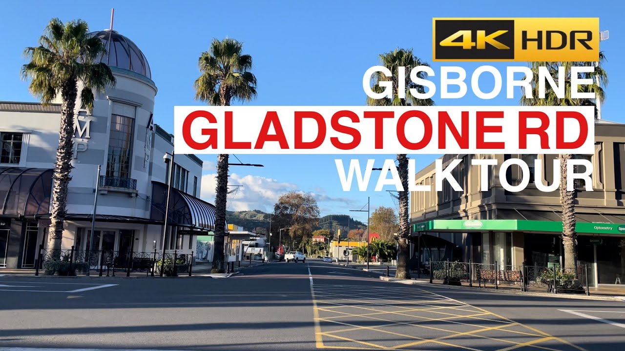 Gisborne Gladstone Road Walking Tour New Zealand 4K