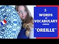 Learn French Vocabulary FASTER - 5 words around the word OREILLE | #short