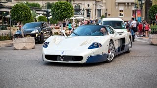 Maserati MC12 Making some LOUD Accelerations in Monaco !