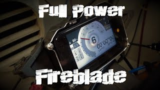 Full Power Fireblade. Back to the Dyno for Franco's BSB Superstock Race Honda. HRC Kit Setup