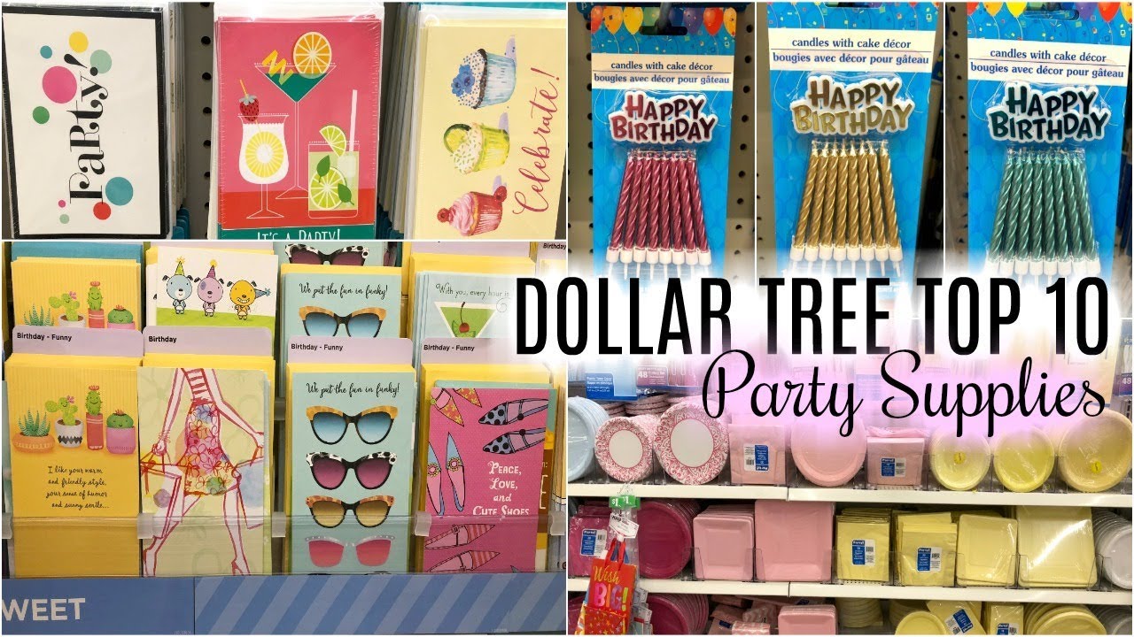 DOLLAR TREE TOP 10 ITEMS FOR PARTY SUPPLIES YouTube dollar-tree-top-10-items-for-party-supplies-youtube
