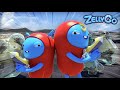 How to exterminate enemies with a two-man team play and a laser gun | Cartoon for Kids