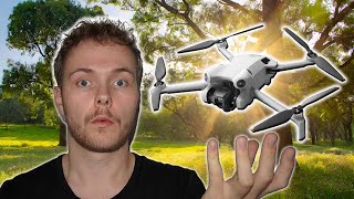 DJI Mini 4 Pro: Starten und Landen aus der Hand