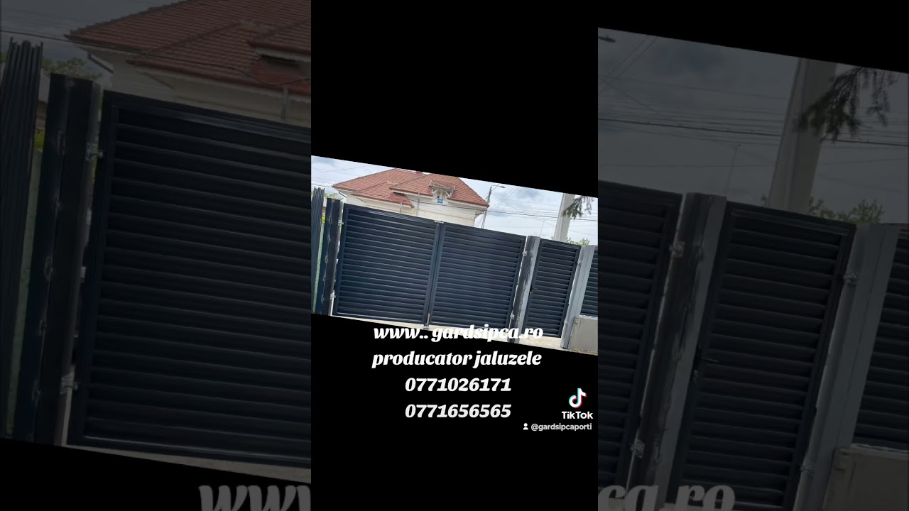 Garduri si porti tip jaluzea Montaj Corbeanca 0771026171 0771656565 www.gardsipca.ro producator