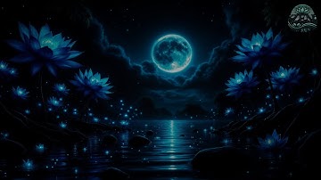 (No Ads) Sleep Hypnosis Music • Instant Calm • Subconscious Reset • 432Hz Healing Black Screen