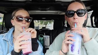 my best friend came to LA, her first Haley Bieber smoothie, pvolve workout & the best of LA
